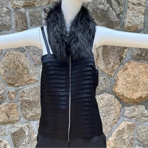 Jocelyn fur collar